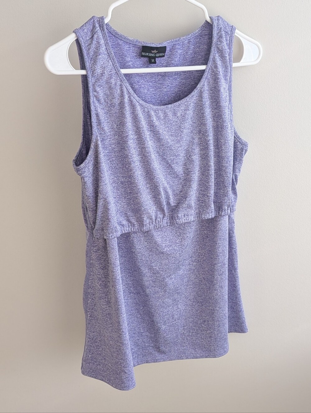 Nursing Queen Heather Lavender Sleeveless Nursing Tank